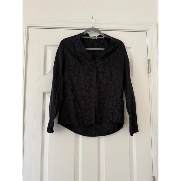 Aritzia Babaton Black Power Blouse small - Picture 1 of 4
